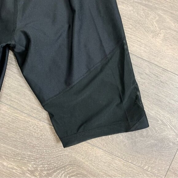 Puma Evide Biker Shorts High Rise Waist Mesh Mid Thigh Length Black Size XS - Picture 7 of 14